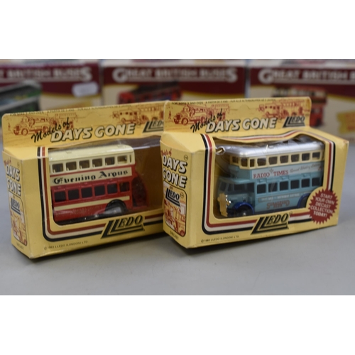 612 - Collection of Various Passenger Transport Vehicle Models by Atlas Editions, Matchbox, Majorette and ... 