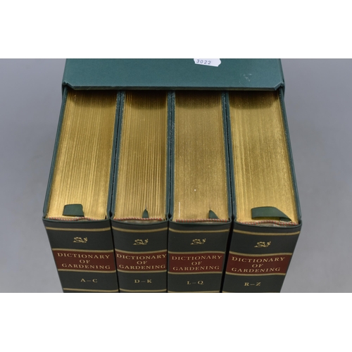 838 - An RHS Four Volume 'Dictionary of Gardening' Set