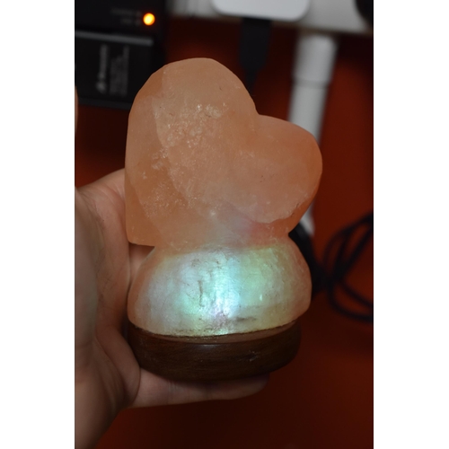 617 - Two Himalayan Salt Lamps