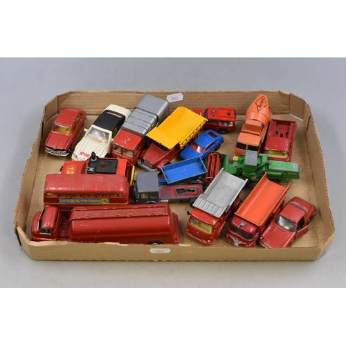 618 - Collection of Various Playworn Model Vehicles By Corgi, Matchbox and Welly To Include Corgi Big Bedf... 