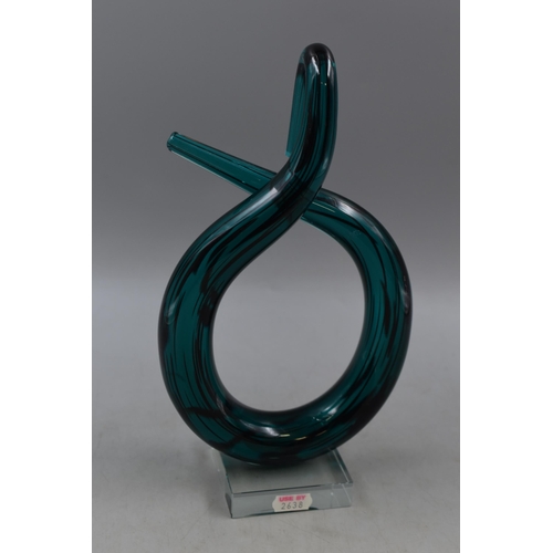 347 - Murano Art Glass Abstract Sculpture approx 11