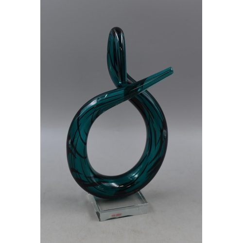 347 - Murano Art Glass Abstract Sculpture approx 11