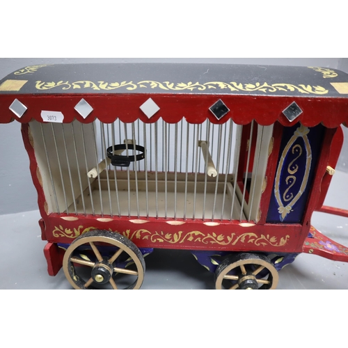 624 - A Gypsy Caravan Style Birdcage, Approx 30