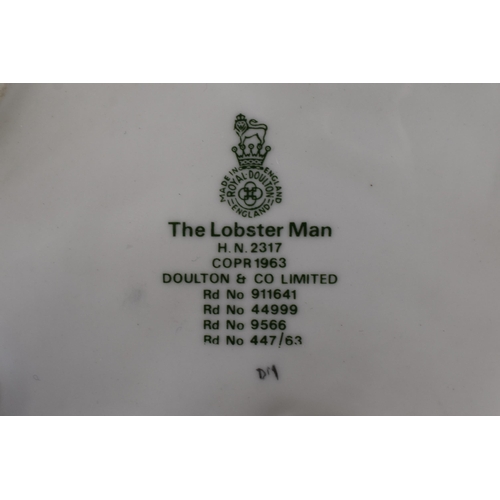 350 - A Royal Doulton 'The Lobster Man' Porcelain Figure (HN 2317), Approx 7