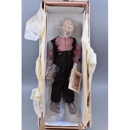 629 - Large Collectable Figure by The Elder Folk, Katherine Johnson “Story Telling Gramps” (55... 