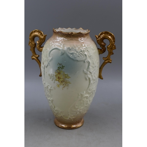 354 - Victorian Decorative Daffodil Vase (10”)