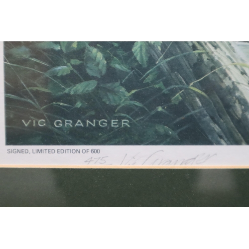 633 - Two Framed and Glazed Vic Granger Signed Limited Edition Prints, Includes 'So Near Yet So Far' And O... 