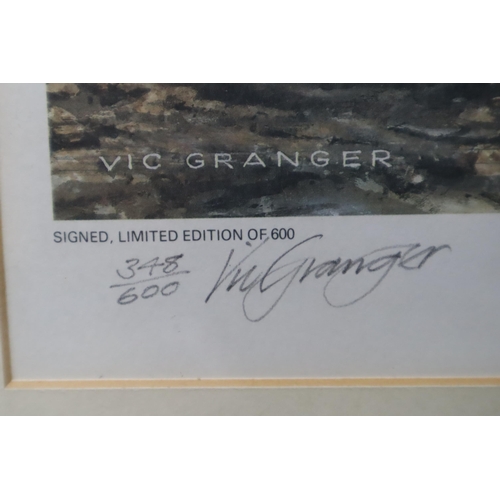 633 - Two Framed and Glazed Vic Granger Signed Limited Edition Prints, Includes 'So Near Yet So Far' And O... 