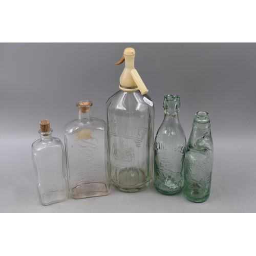 847 - Mixed Selection of Vintage Bottles to include Boots Chemist, Rawlings, Austen Craven and more