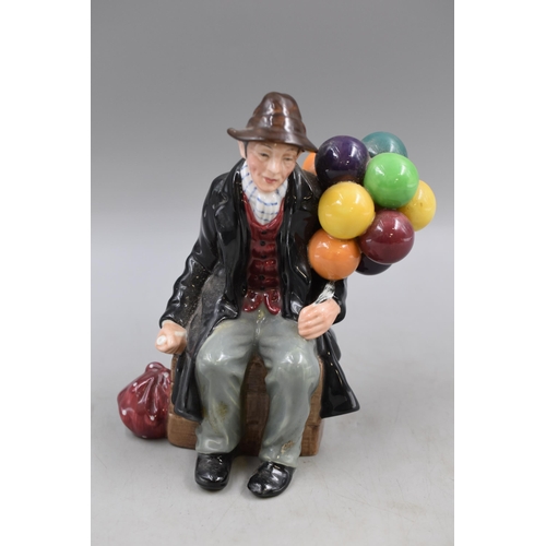 370 - A Royal Doulton 'The Balloon Man' Porcelain Figure (HN 1954), Approx 7.5