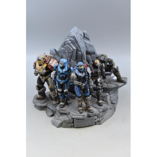 648 - A Halo Reach Legendary Edition Noble Team Model, Approx 10.5