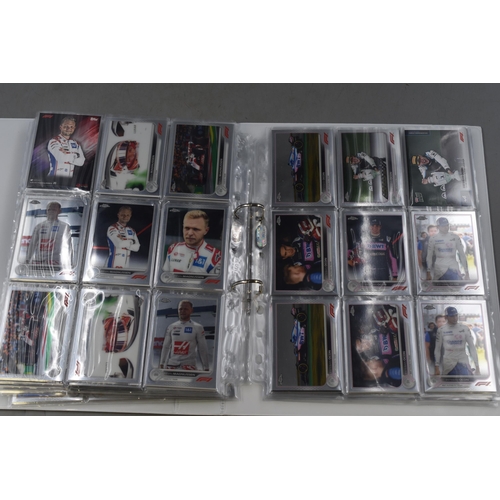 656 - A Folder of Topps Chrome Formula 1 Collectors Cards