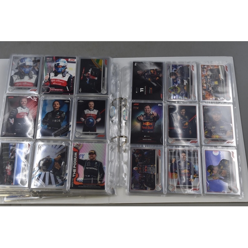 656 - A Folder of Topps Chrome Formula 1 Collectors Cards