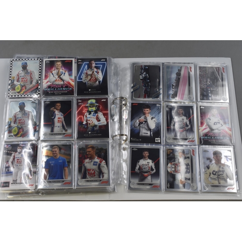 656 - A Folder of Topps Chrome Formula 1 Collectors Cards