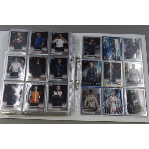 656 - A Folder of Topps Chrome Formula 1 Collectors Cards