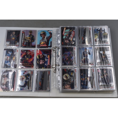 656 - A Folder of Topps Chrome Formula 1 Collectors Cards