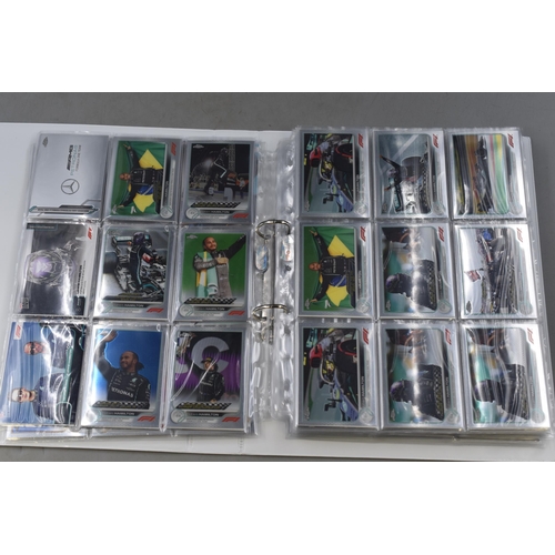 656 - A Folder of Topps Chrome Formula 1 Collectors Cards