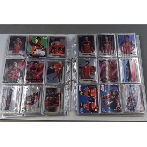 656 - A Folder of Topps Chrome Formula 1 Collectors Cards