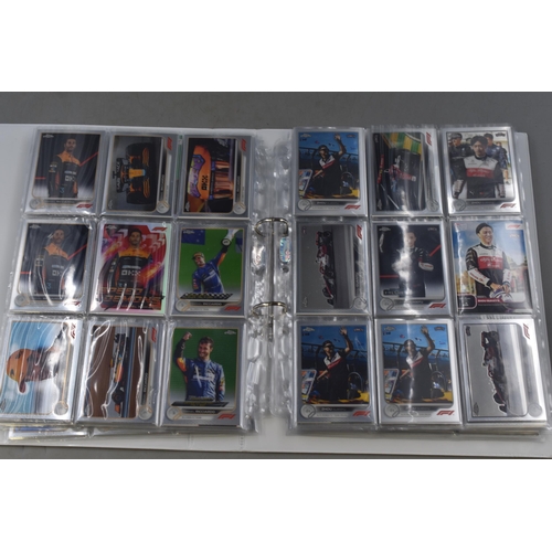 656 - A Folder of Topps Chrome Formula 1 Collectors Cards