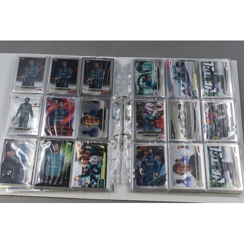 656 - A Folder of Topps Chrome Formula 1 Collectors Cards