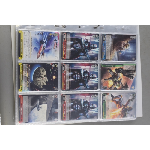 658 - A Folder of Weiss Shwarz Star Wars Collectors Cards