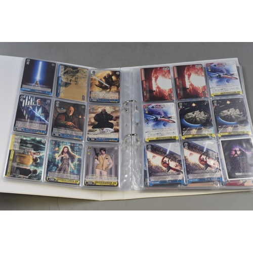 658 - A Folder of Weiss Shwarz Star Wars Collectors Cards