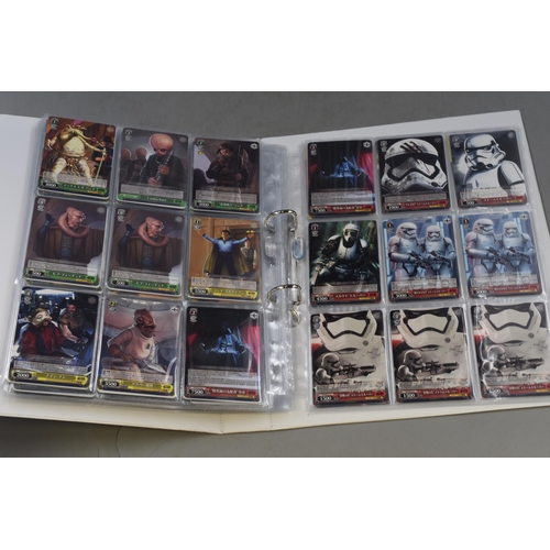 658 - A Folder of Weiss Shwarz Star Wars Collectors Cards