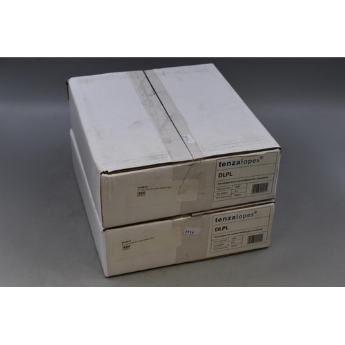 874 - Two Boxes of Tenzalopes Document Wallets, DL Size (2000 In Total)