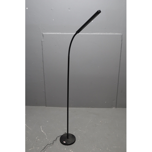 709 - L.E.D Floor Standing Reading Lamp with Brightness and Angle Adjustment Feature complete with power l... 