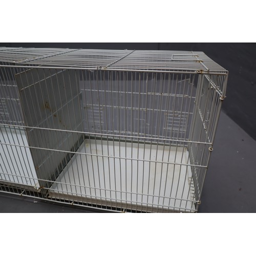 751 - A Triple Show Bird Cage, Approx 48