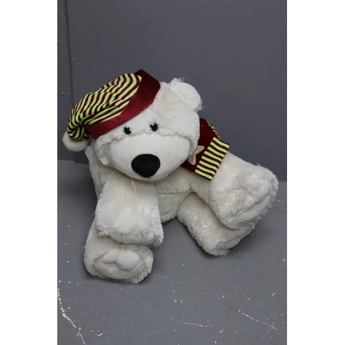 720 - Large Polar Bear Soft Toy Named Pogo (32