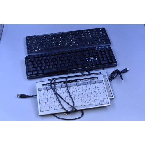 890 - Four Wired Keyboards