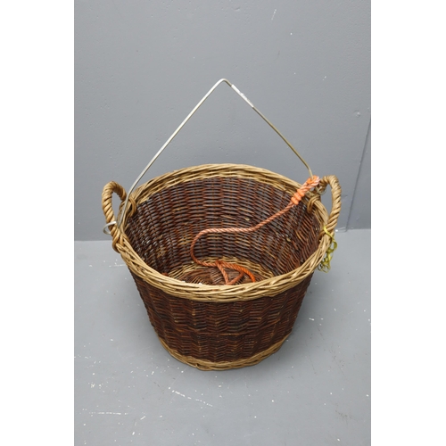 764 - Large Hanging Log Basket (21