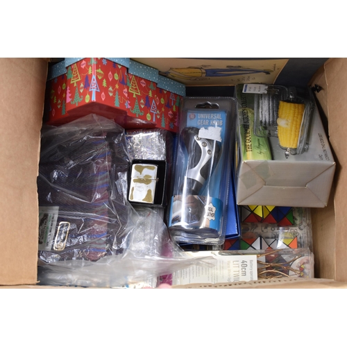 801 - A Mixed Lot To Include Gourmet Kitchen Collection, Zippo Lighter, Rubiks Puzzle and More