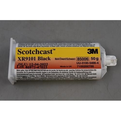 808 - Four Boxes of 3M Scotchcast XR9101 Black Epoxy Resin Sets