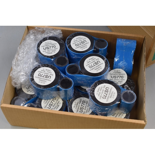 809 - Box of New Thermal Transfer Ribbons (x16) 50mm x 450m Code: US770