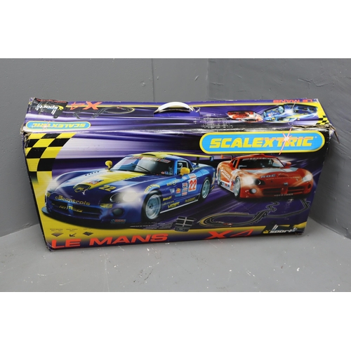 901 - Large Scalextric Le Mans X4 racing track in Original Box Unchecked item