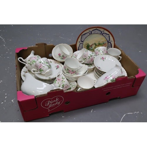 934 - Large Mixed Selection of Fine China and Ceramics to include Two Designs of Floral Tea Cups and Sauce... 