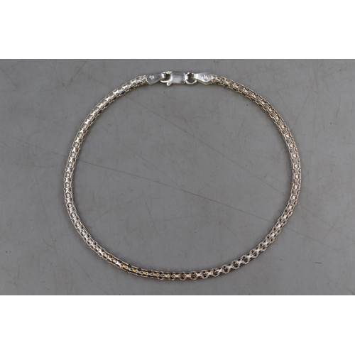 51 - Silver 925 Chain Bracelet, Complete in Presentation Box
