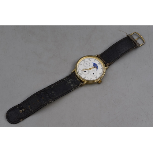 70 - Vintage Premia 17 Jewels Wind Up Watch (Working)