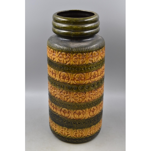 311 - Floor vase by Scheurich keramik, west German pottery stands 18