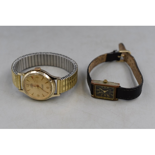 90 - Two Watches to include Smith's Empire Shock Proof 5 Jewel and a Ladies Citron Quartz Watch