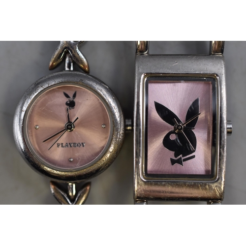 101 - Two Ladies Quartz Playboy Watches