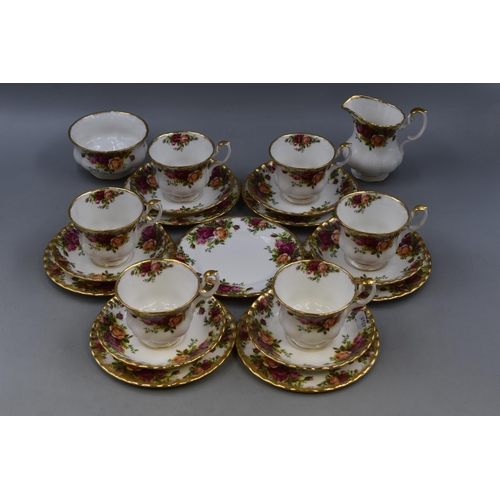 337 - Twenty Piece Royal Albert Old Country Roses Tea Set complete with Milk Jug and Sugar Bowl