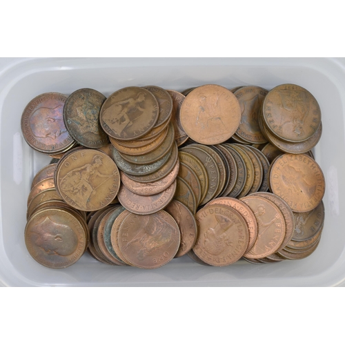 141 - Large Selection of Old Copper Pennies