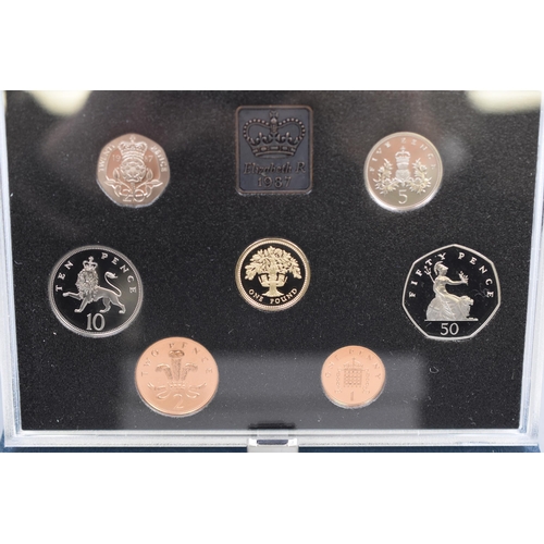 144 - Royal Mint 1987 Proof Coin Set with Certificate