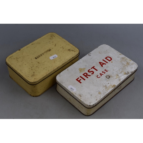 429 - Two Collectable Retro Tins. Includes First Aid and Sandwich