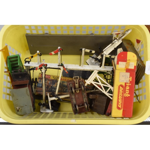 167 - Collection of Triang Model Railway items ( Spare or Repair ) to Include Signals, Level Crossing ( Mo... 