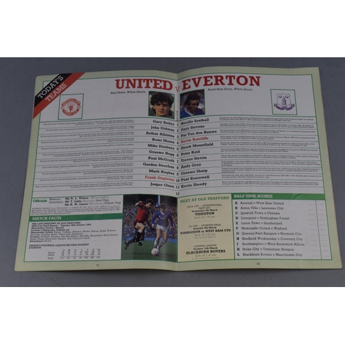 447 - Selection of Vintage Bolton Wanderers and Manchester United Official Programme Booklets