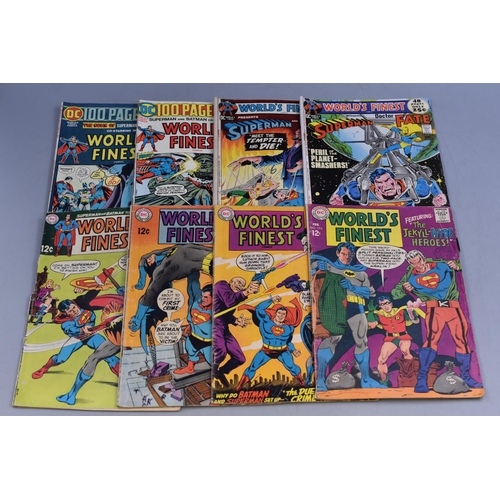 460 - Eight DC Worlds Finest 1960s Comics